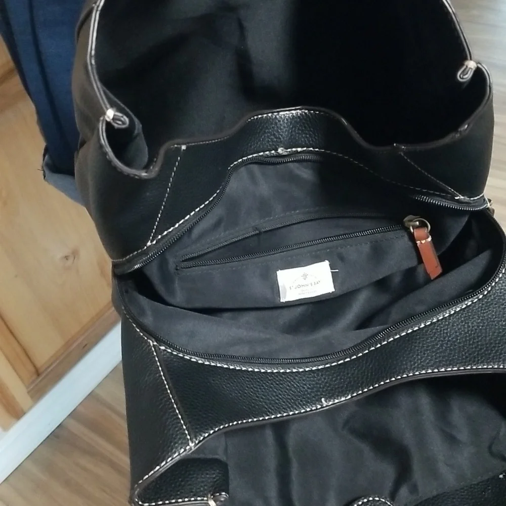 St. John's Bay Faux Leather Shoulder Bag - Picture 4 of 4